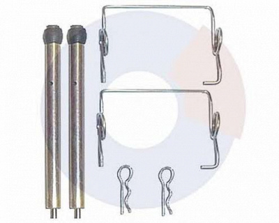 CARRAB BRAKE PARTS 2233 -  Комплектующие, колодки дискового тормоза